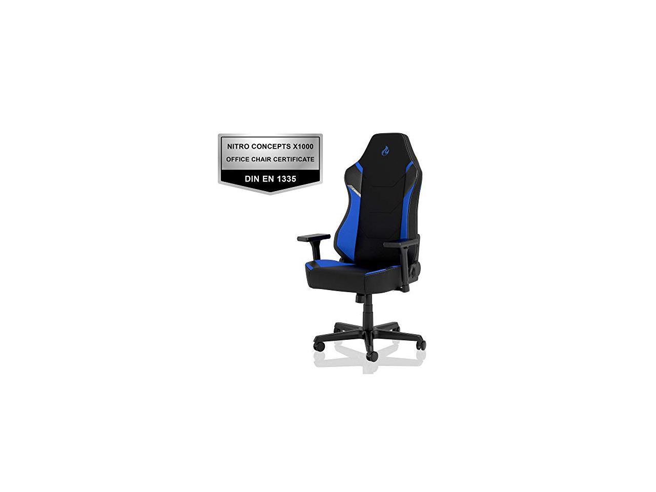 Nitro Concepts X1000 Gaming Chair Black Blue Newegg Com