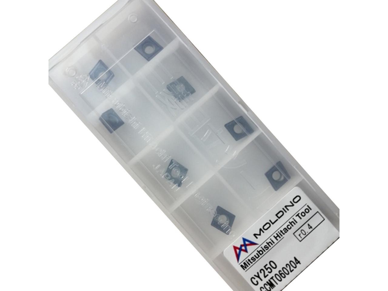 HITACHI CCMT060204 CY250 Carbide Inserts 10PCS/ Box New