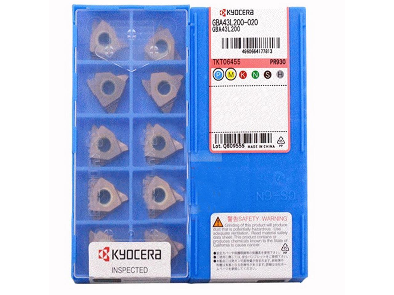 Kyocera GBA43L200020 PR930 Carbide Inserts CNC 10Pcs/Box New