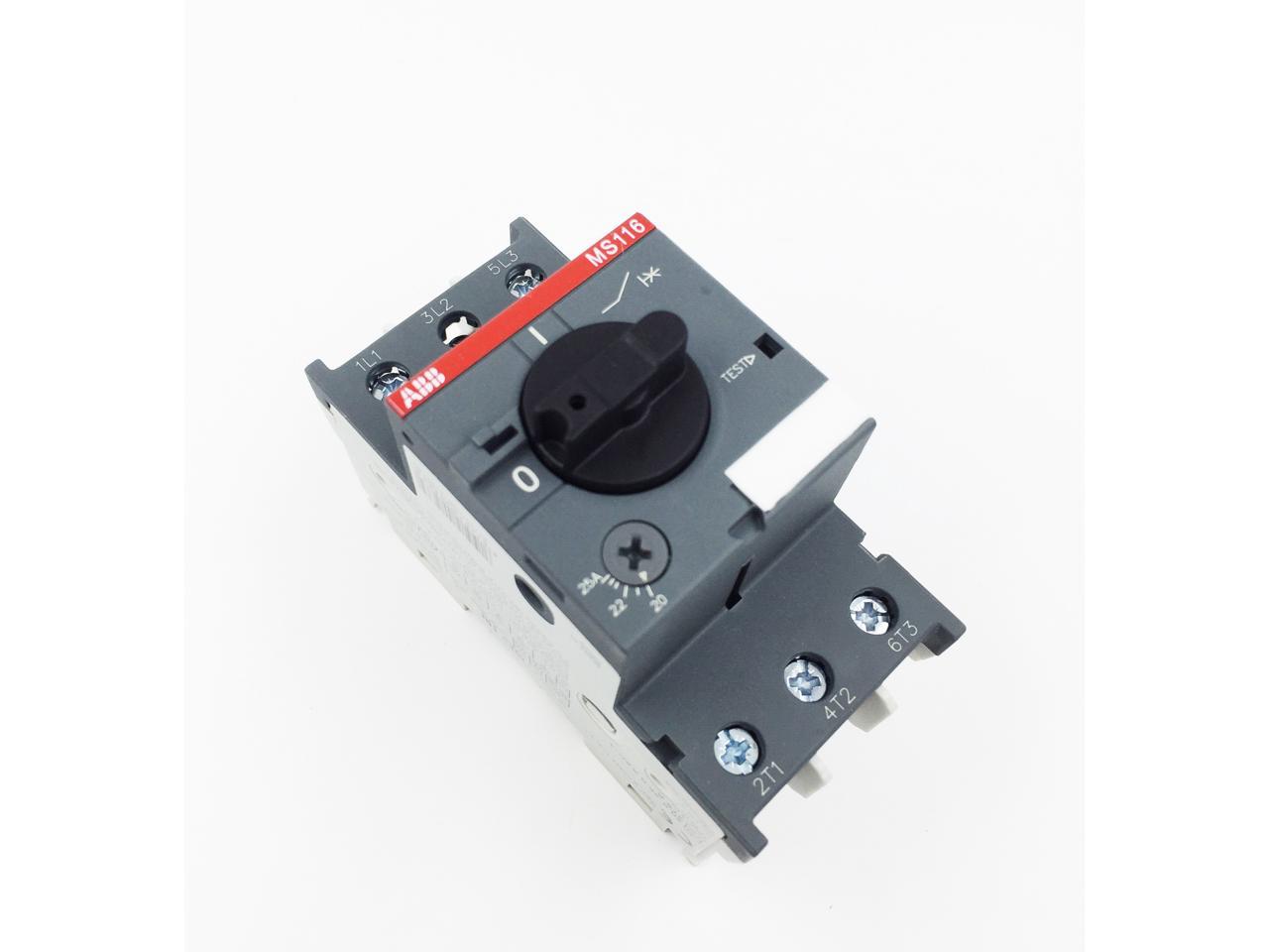 ABB Manual Motor Starter MS116-2.5 Circuit Breaker 1.6-2,5A 1SAM250000R1007 