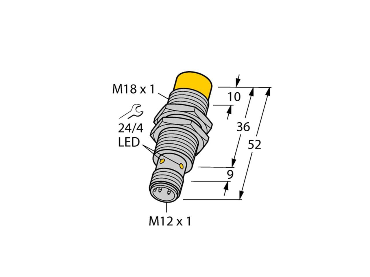 Original TURCK sensor BI5-M18-AP6X-H1141 