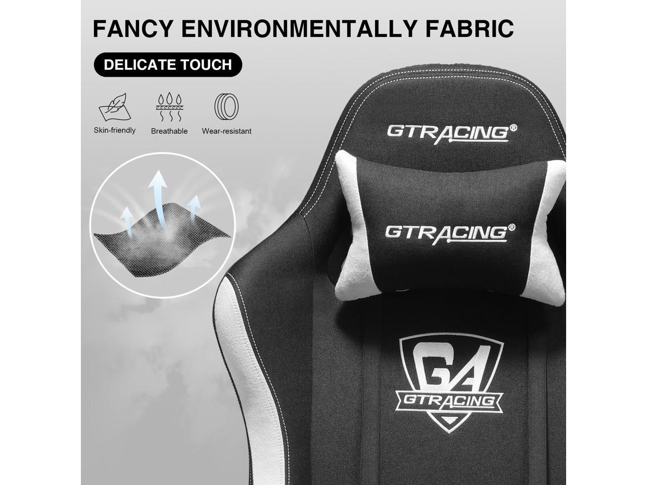 Gtracing Gaming Chair Office Chair High Back Fabric Computer Chair Desk