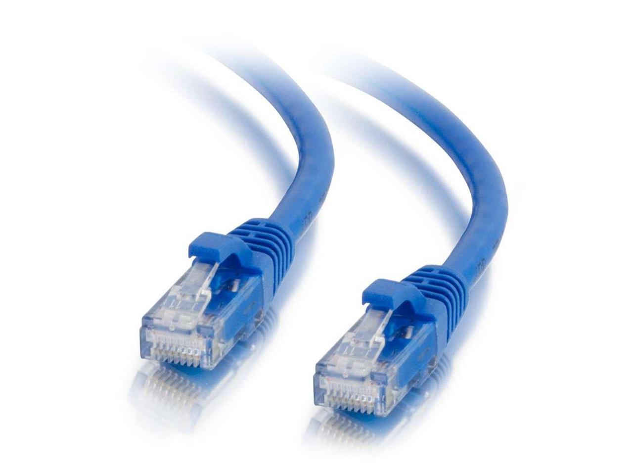C2G 00704 Cat6a Cable Snagless Unshielded Ethernet Network Patch Cable Blue 30 Feet, 9.14 Meters