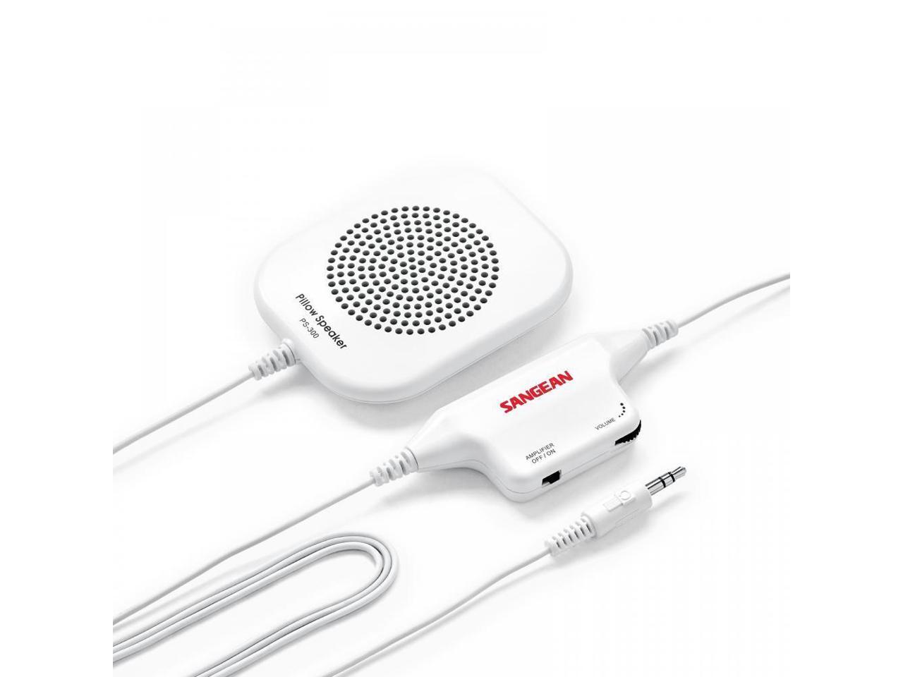 SANGEAN PS300 Pillow Speaker with inline Volume Control and Amplifier