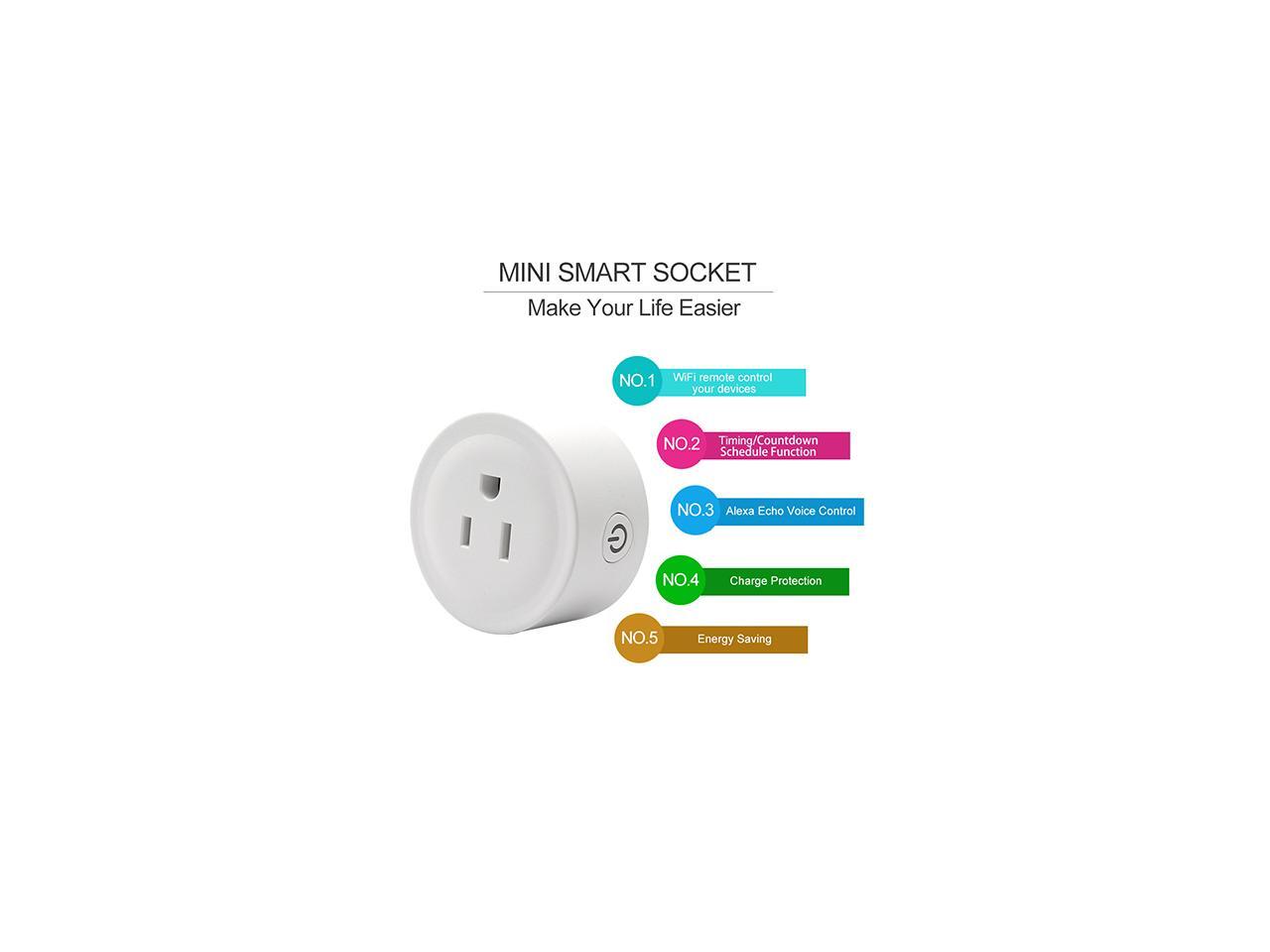 Avatarcontrols Wifi Smart Plug Wireless Wifi Outlet