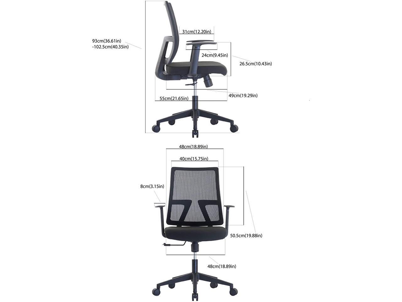 MotionGrey Series A Executive Ergonomic Desk Office Chair with Mesh
