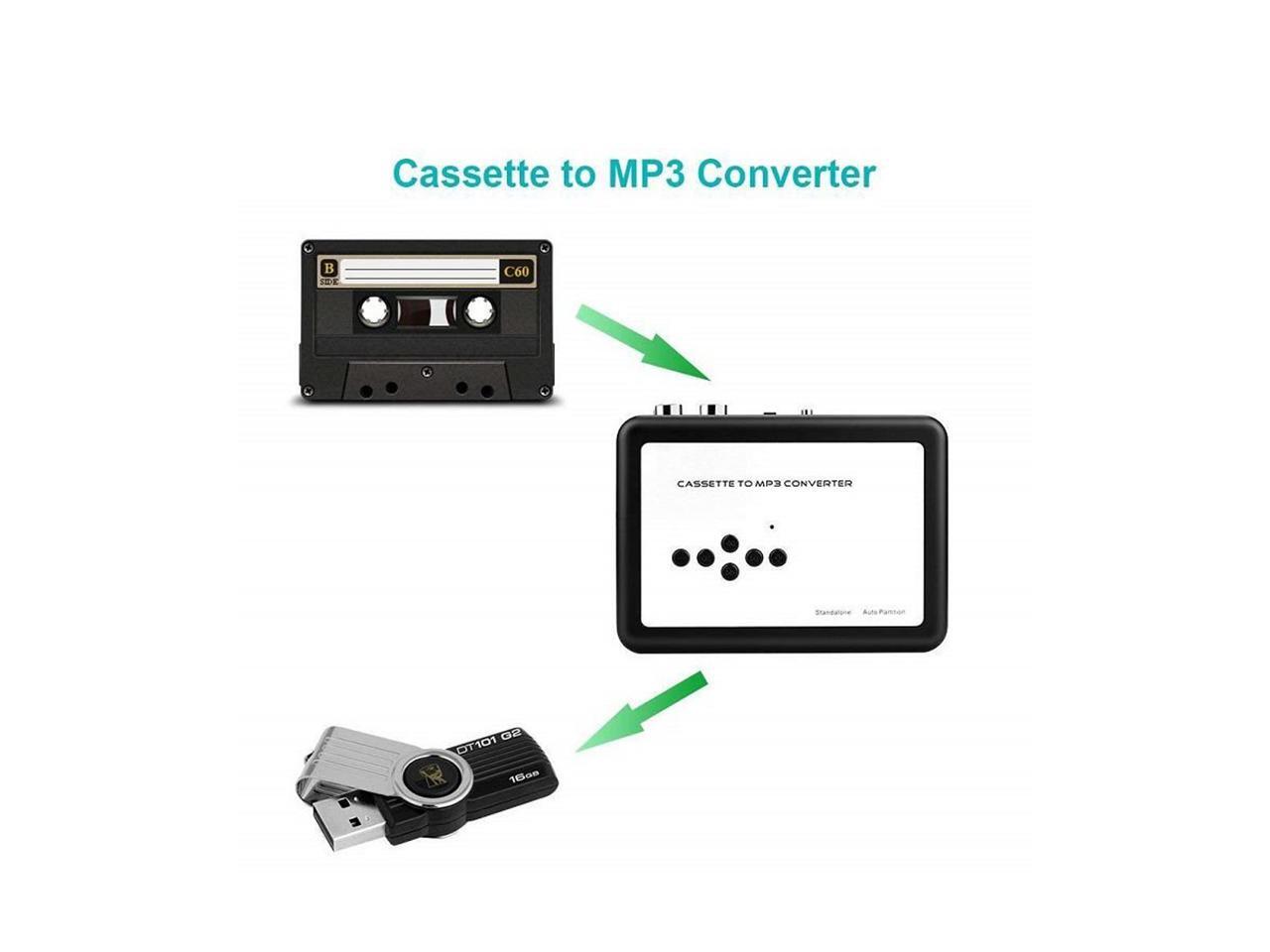 Ezcap231 Cassette Tape to MP3 Format Converter USB Cassette Capture