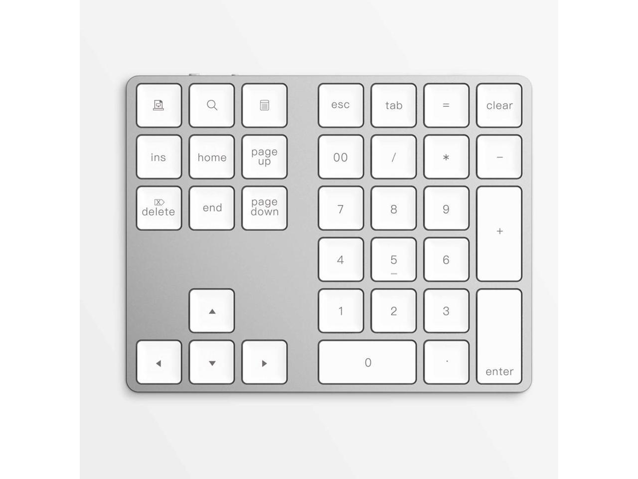 Mini Numeric Keyboard Wireless Bluetooth Keypad 34keys Calculator