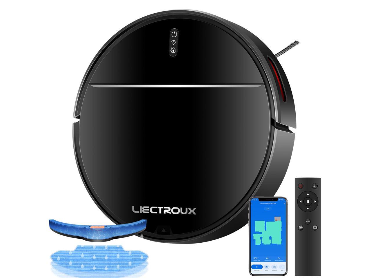 153.59€ FOR LIECTROUX M7S PRO Automatic Robot Vacuum Cleaner 4000Pa Strong Suction Smart Dynamic 2D