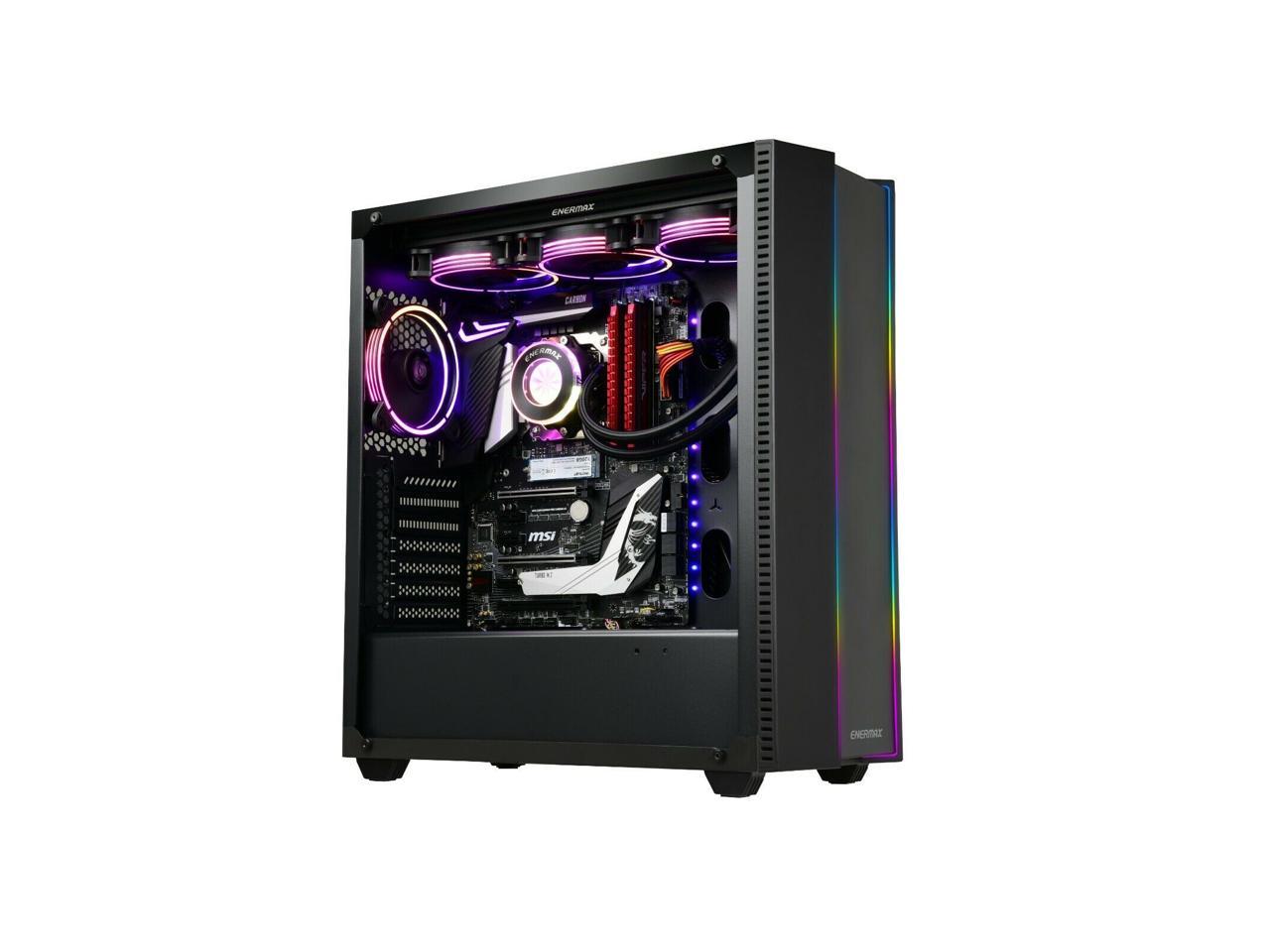 Enermax Makashi MK50 II Addressable RGB Tempered Glass E-ATX Full Tower ...