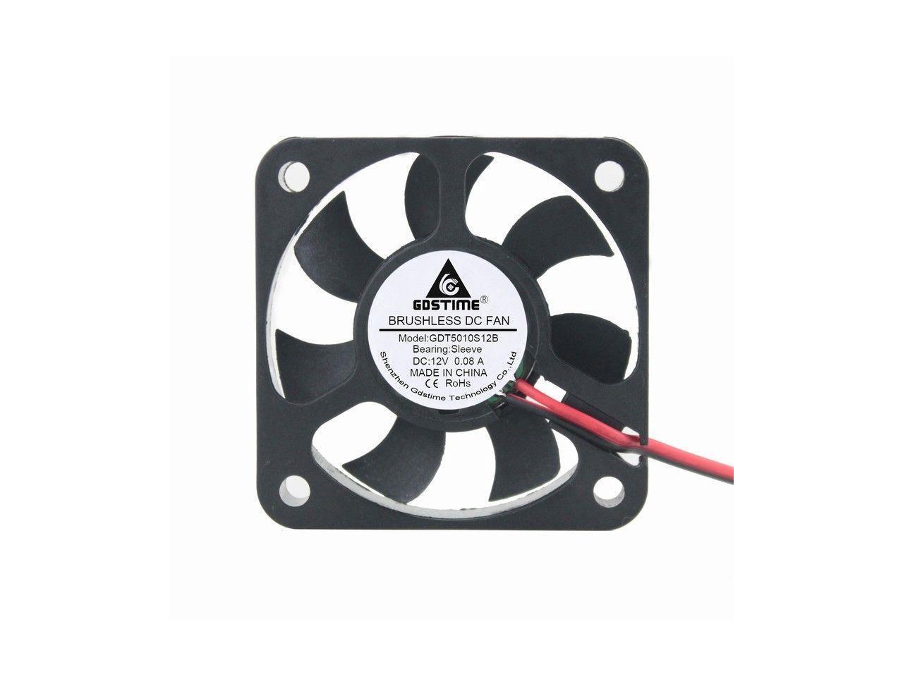 2Pcs DC Cooling Fan 70mm 12V 2Pin 70x70x25mm Brushless Silent Heatsink cooler 2Pcs DC Cooling Fan 70mm 12V 2Pin 70x70x25mm Brushless Silent Heatsink cooler