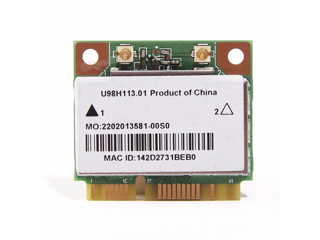 Rtl8188ee realtek wireless 802 11bgn wifi half mini pci e wlan network