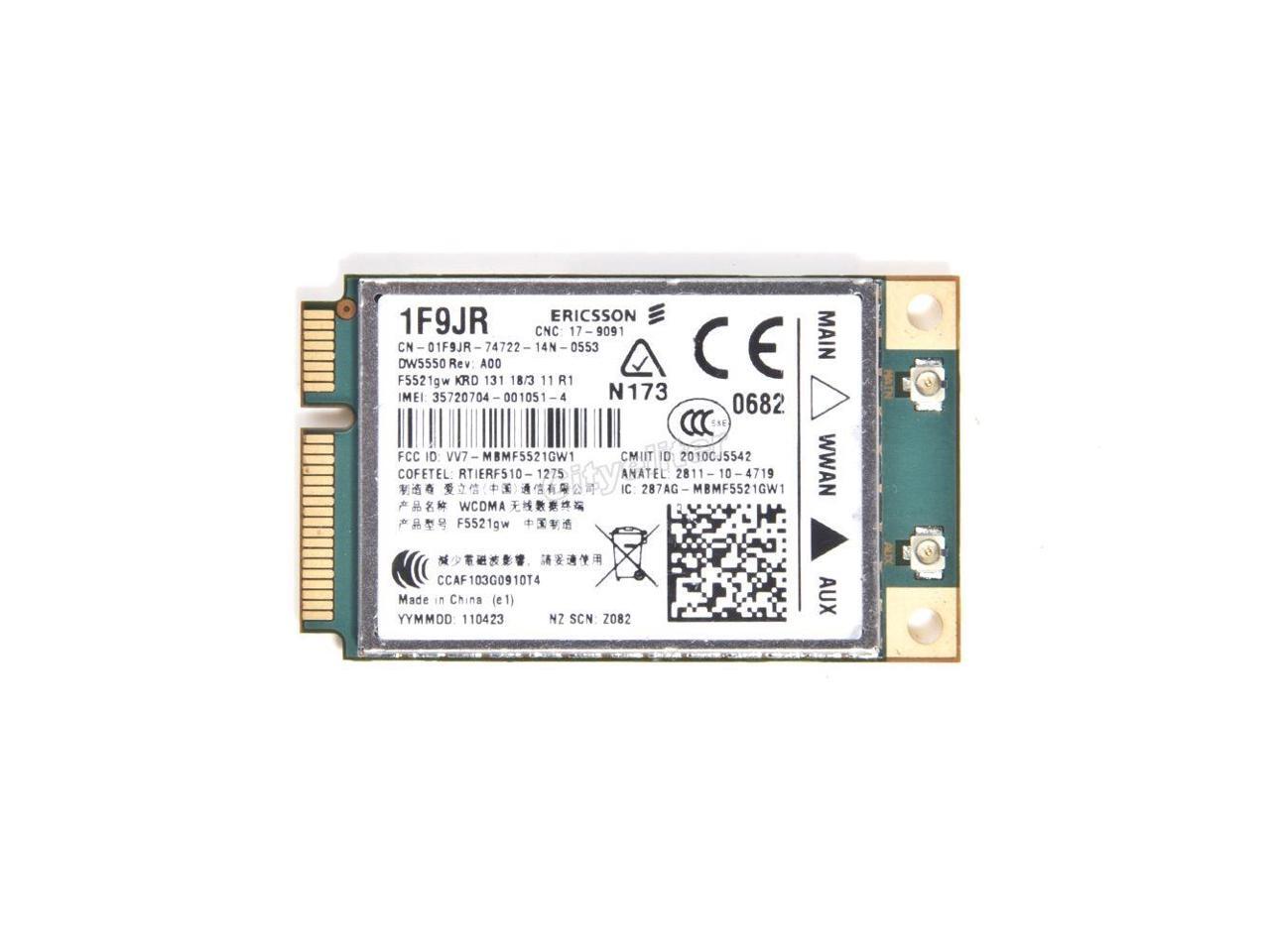 DW5550 DELL 3G WWAN F5521gw Wireless Mobile Broadband HSPA GSM GPS