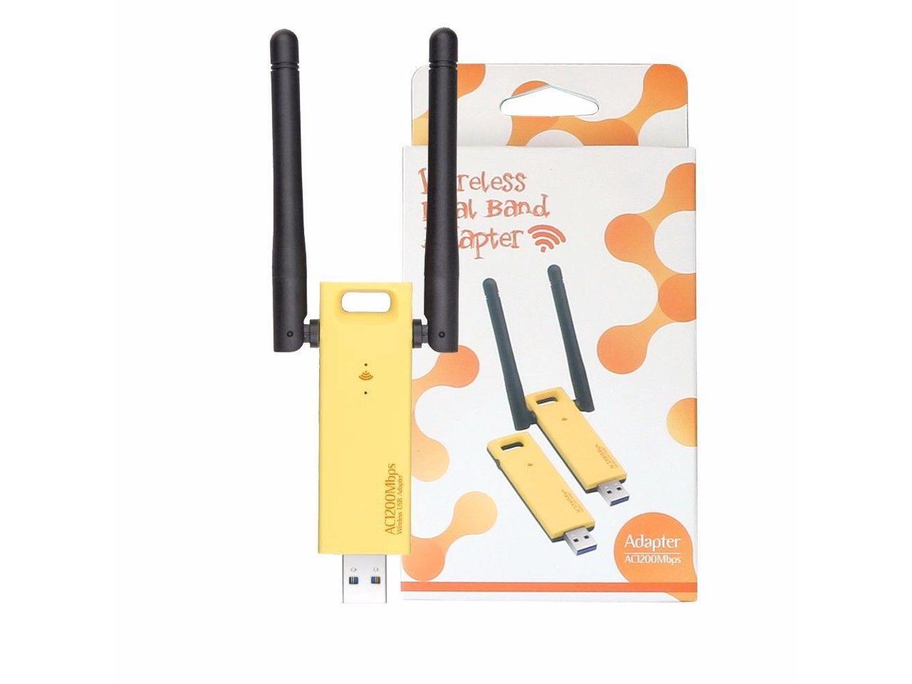 Realtek 8812AU Dual Band 1200Mbps Wireless USB WiFi Network Adapter Antenna