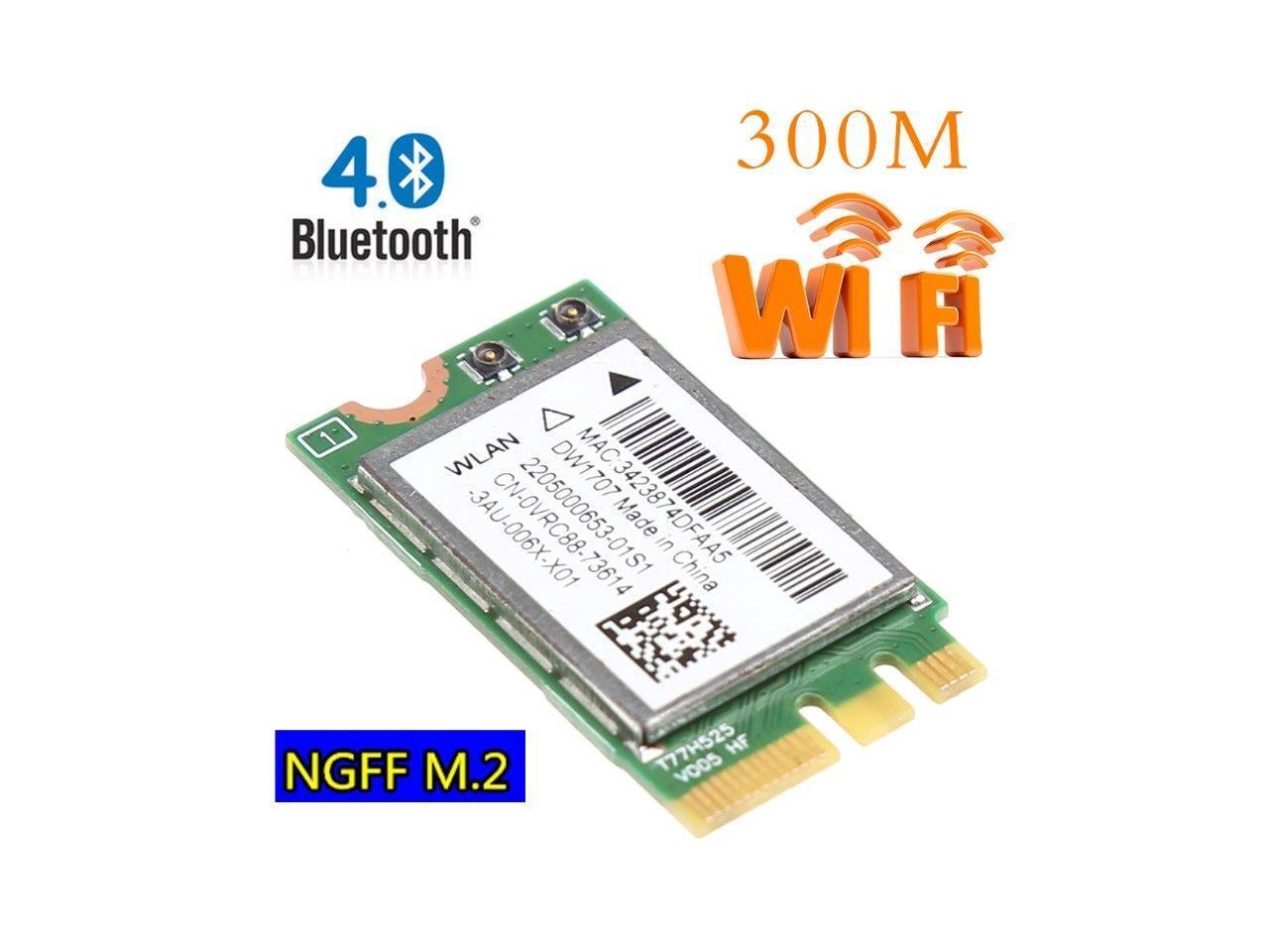 Network Interface Cards Computers Accessories Miuson 300m Wireless Bluetooth Ngff Wifi Card For Dell Dw1707 Vrc Qualcomm Qcnfa335 Components