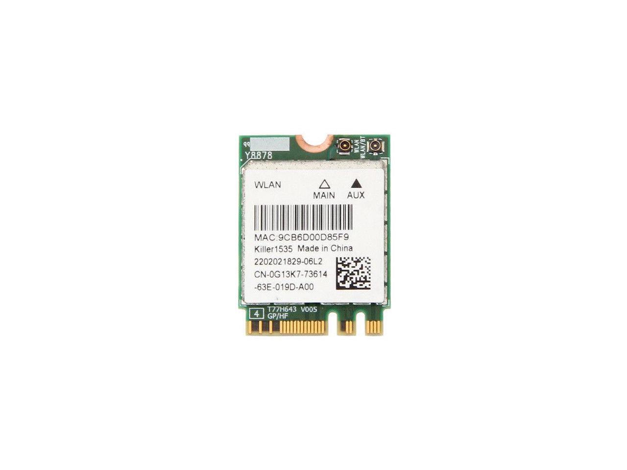 Atheros QCNFA364A Killer 1535 AC NGFF 867Mbps WiFi + Bluetooth 4.1 ...