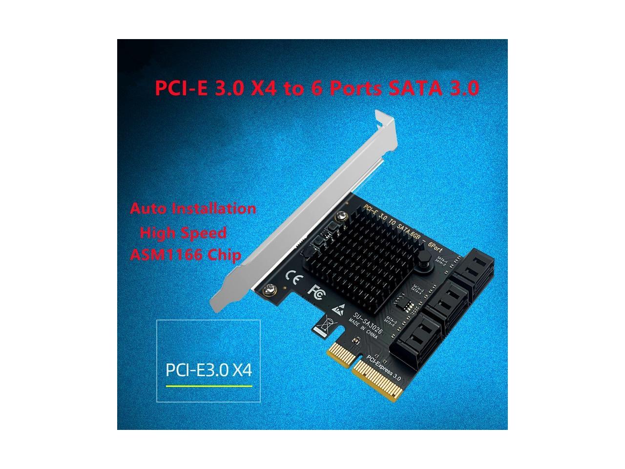 SATA PCI e Adapter 6 Ports SATA 3.0 to PCI