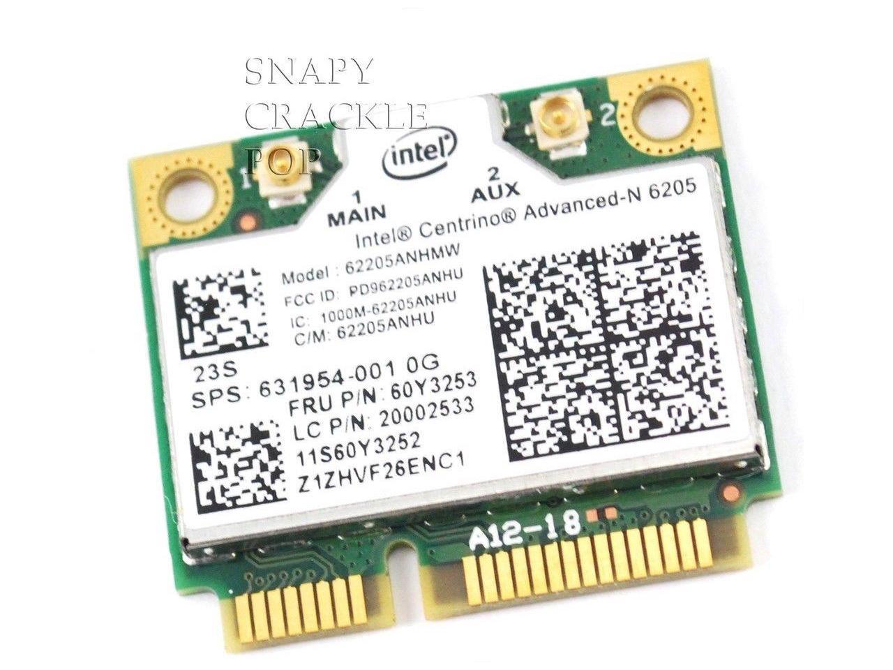Lenovo Thinkpad Intel Centrino Advanced N 6200 Wireless Mini PCI Express Card 