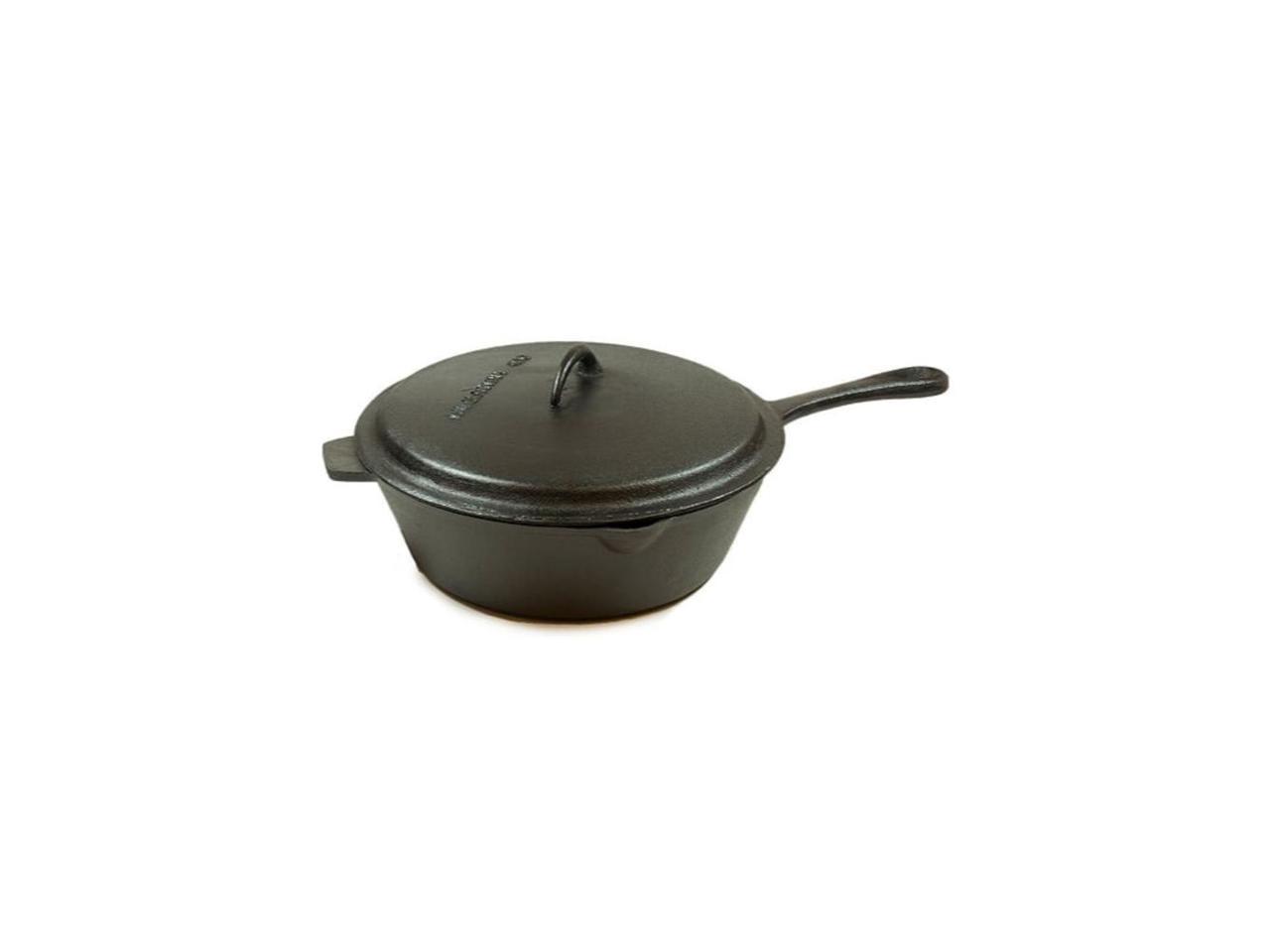 Old Mountain Pre Seasoned 10109 3 Quart Deep Fry Skillet with 