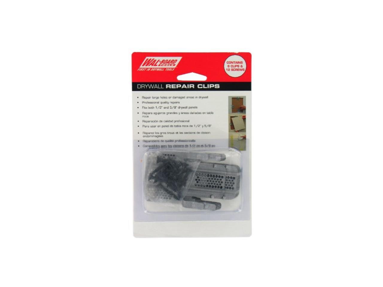 Walboard Tool 54014 6 Count Drywall Repair Clips