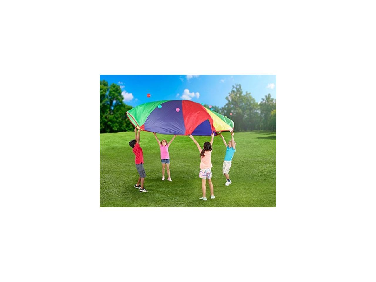 Details about   POCO DIVO 12-Foot Play Parachute Kids Canopy Children Wind Tent With 8 Handles 