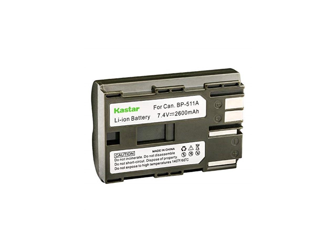 Canon BP511, BP511, BP511A, BP511A Equivalent 1800mAh LiIon Battery