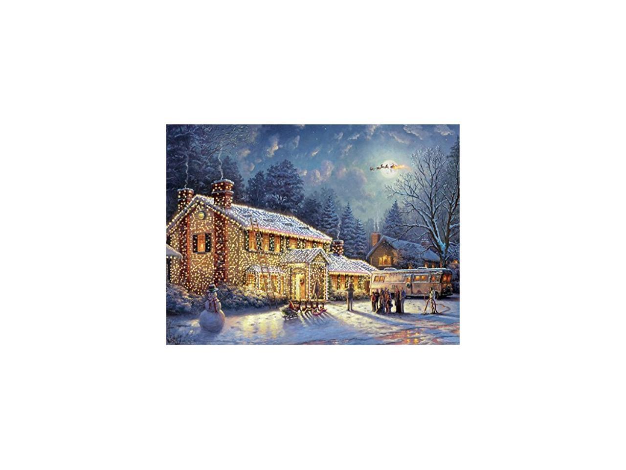 National Lampoon Christmas Vacation 300 Pc Ceaco Thomas Kinkade New 