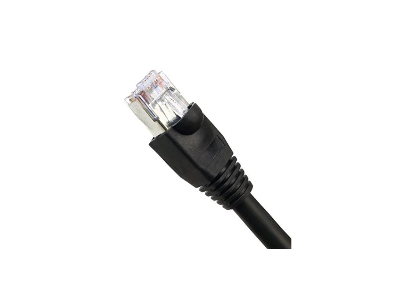 200'FT CAT5 OUTDOOR WATERPROOF ETHERNET CABLE CAT5e Direct Burial Internet RJ45 