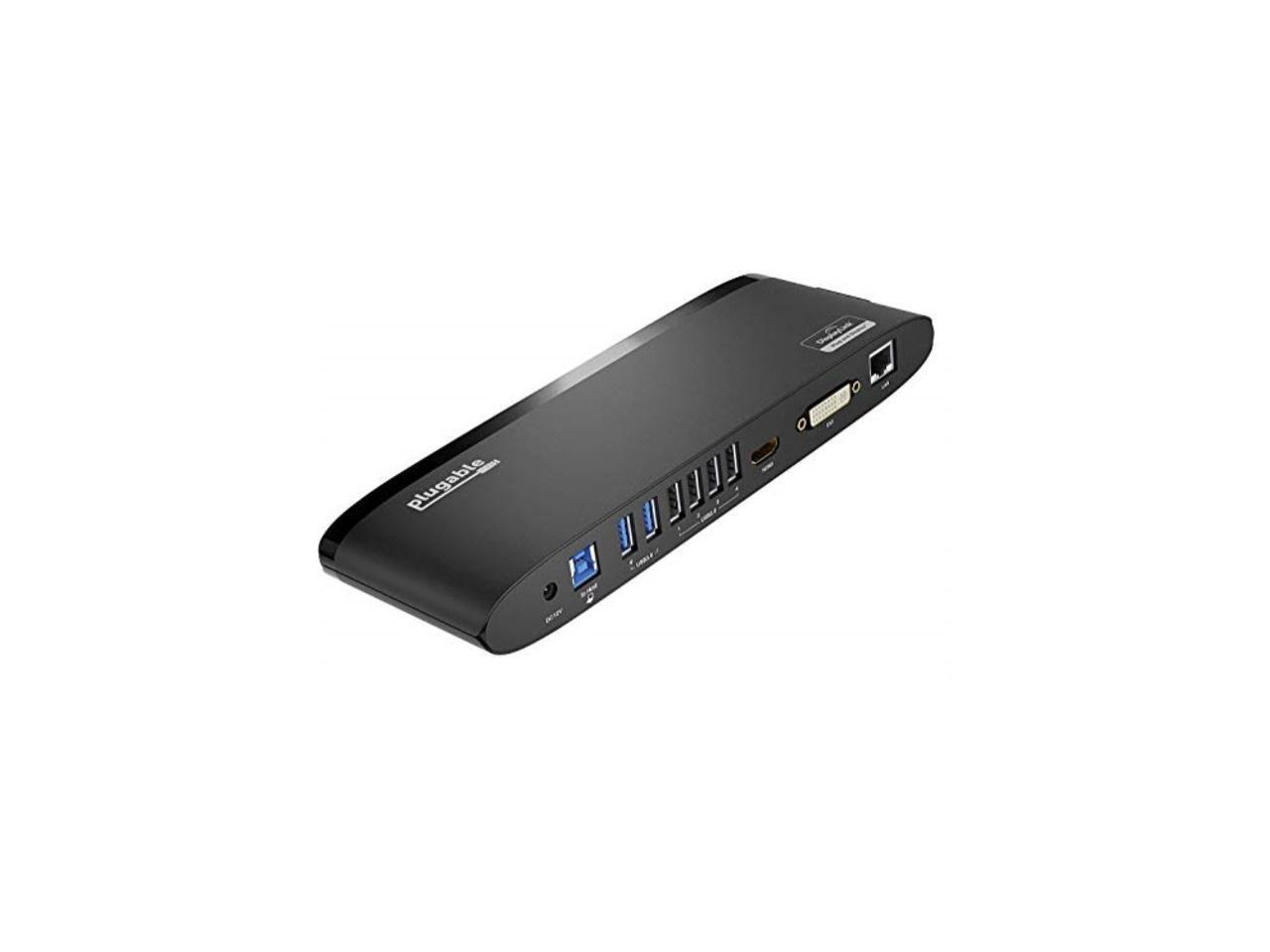 Plugable Usb 3.0 Universal Laptop Docking Station Windows Ud-3900 Plugable - UD-3900H - Plugable USB 3.0 Universal Laptop Docking Station