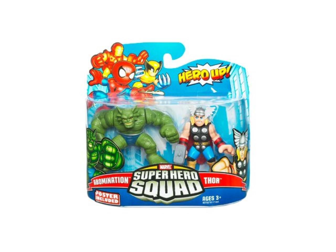 Marvel Superhero Squad Series 17 Mini 3 Inch Figure 2pack Thor Abomination Newegg Com - global share club how to make captain marvel in roblox