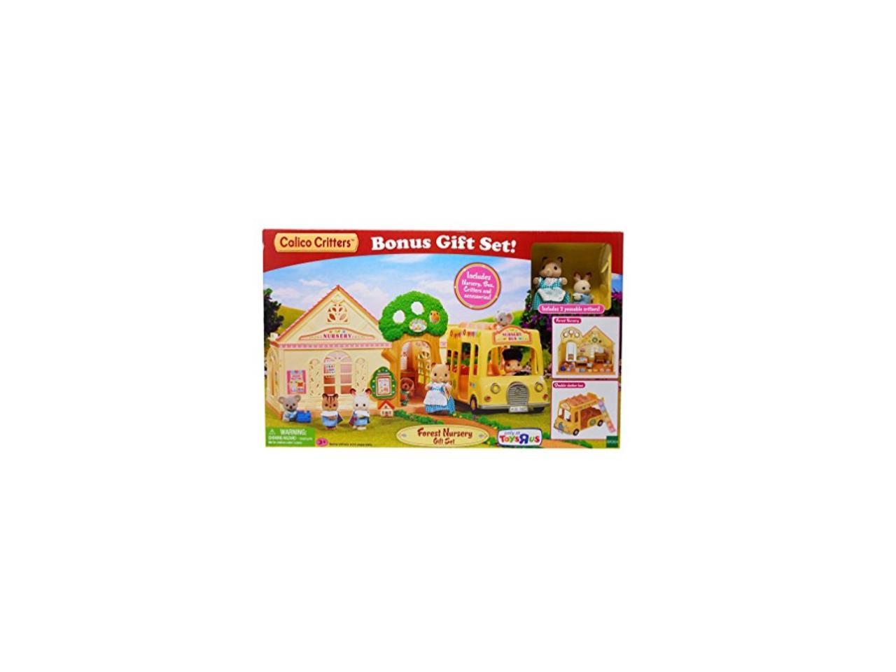 calico critters forest nursery gift set