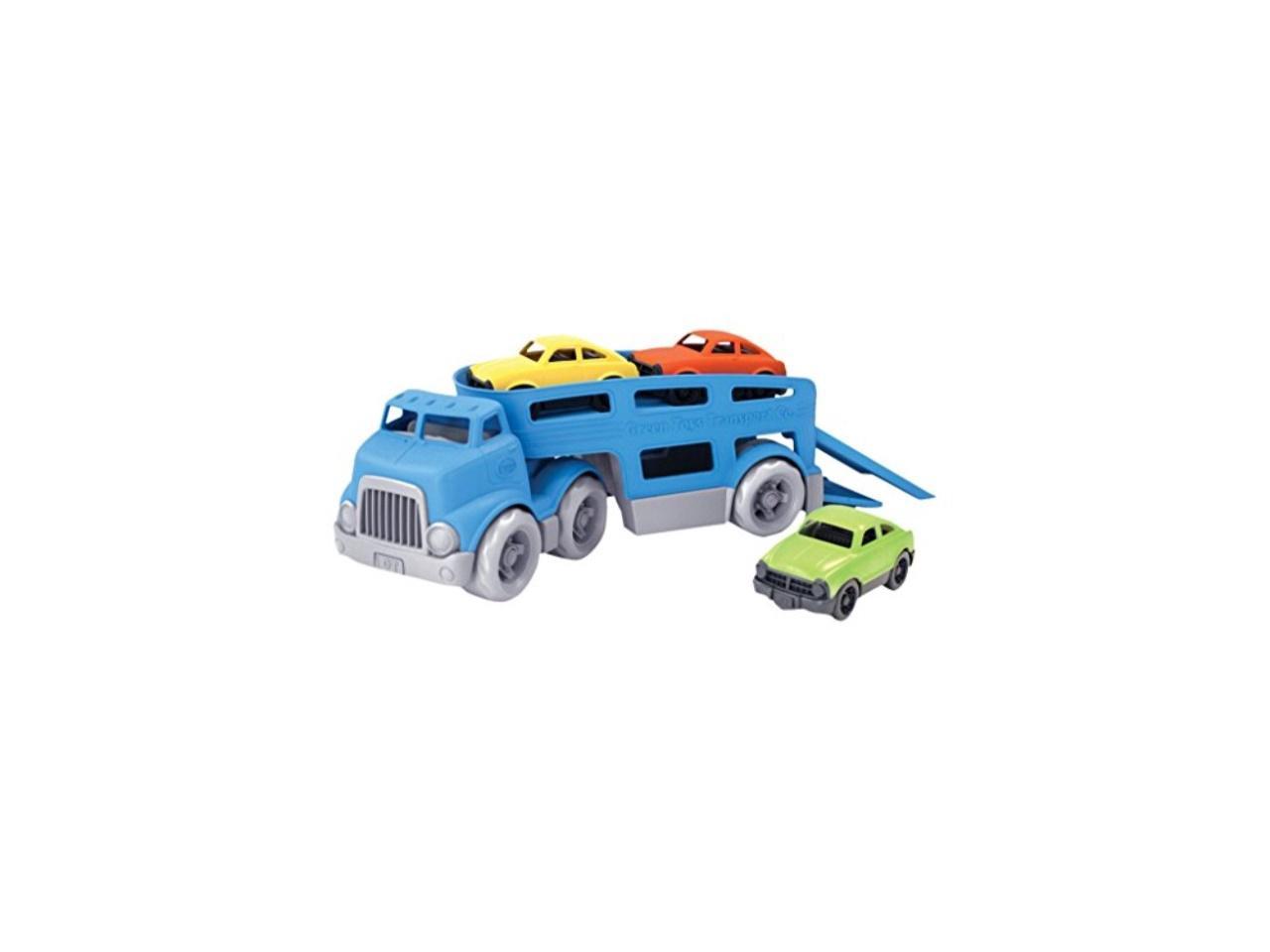 Blue for sale online CCRB-1237 Green Toys Car Carrier Vehicle Set 