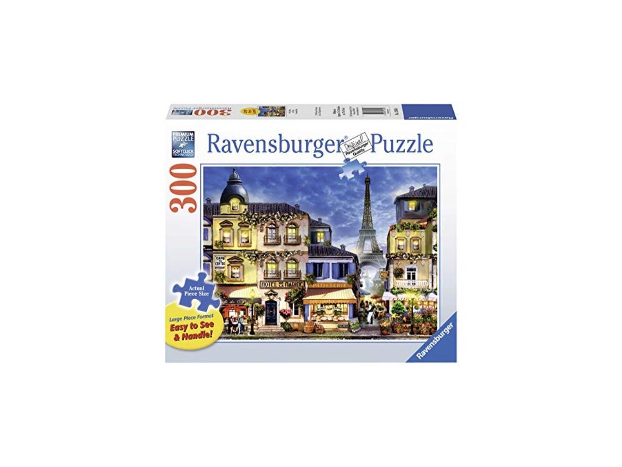 Ravensburger Pretty Paris Large Format 300 Piece Jigsaw Puzzle for Adults -  Every Piece is Unique, Softclick Technology Means Pieces Fit Together 