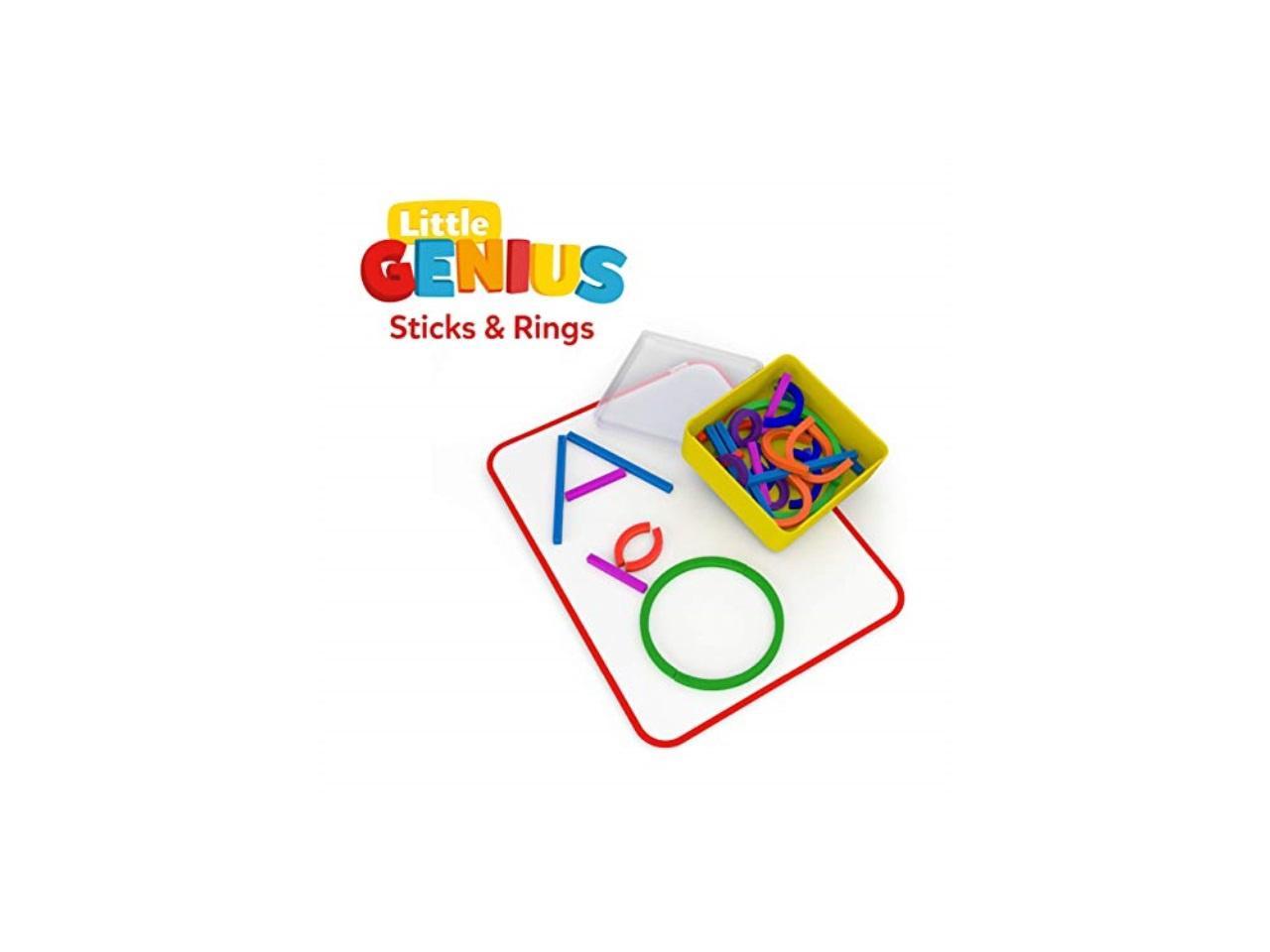 ABCs & Squiggle Magic Little Genius Sticks & Rings Osmo Includes 2 Games 