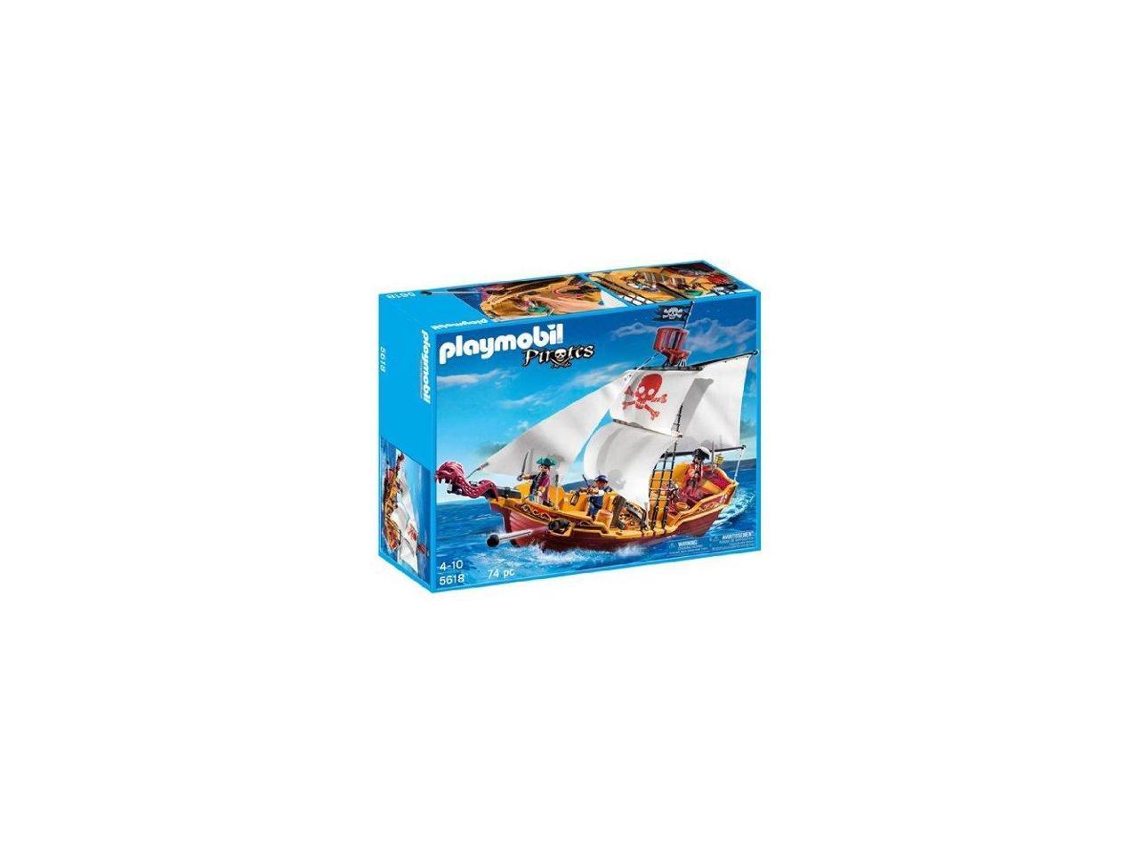 playmobil red serpent pirate ship