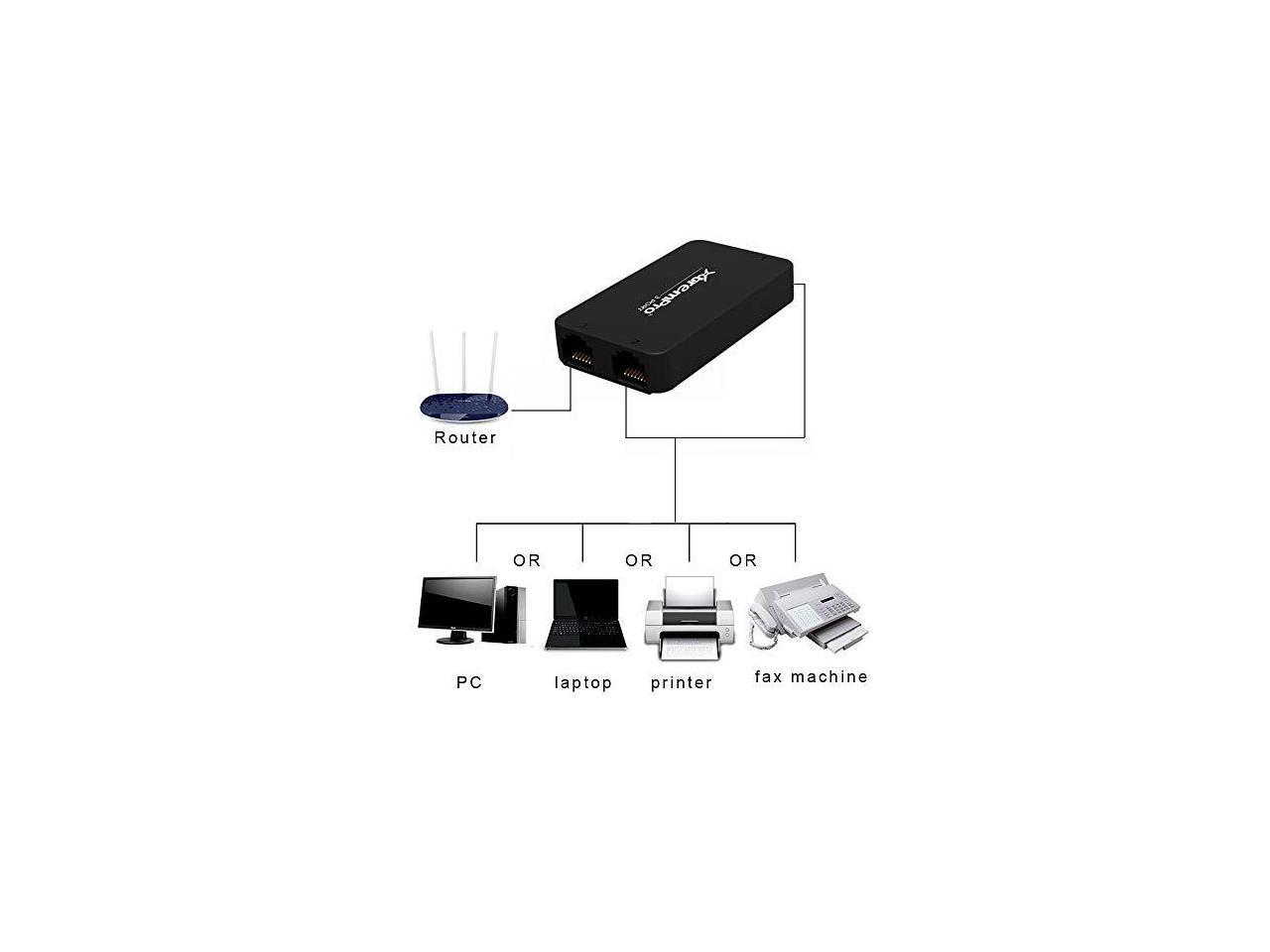 Xtrempro 61024 3 Port Usb Powered 10 100mbps Ethernet Rj45 Network Switch Hub 8788