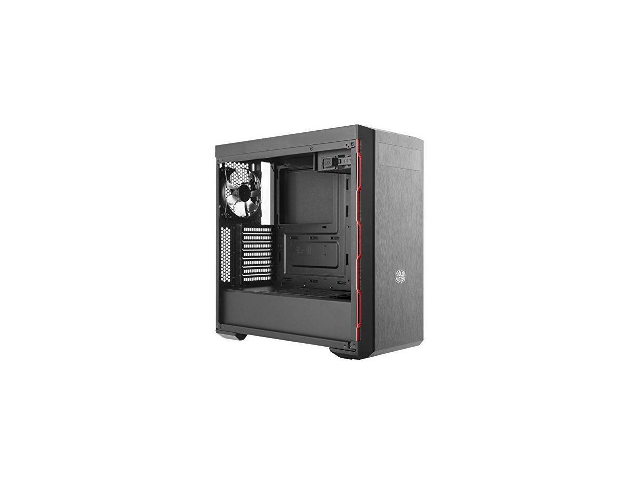 Cooler Master Mcb B600l Ka5n S00 Masterbox Mb600l Mid Tower Computer Case Atx Micro Atx Mini Itx Supported Sleek Design With Red Side Trim And Acrylic Side Panel Newegg Com