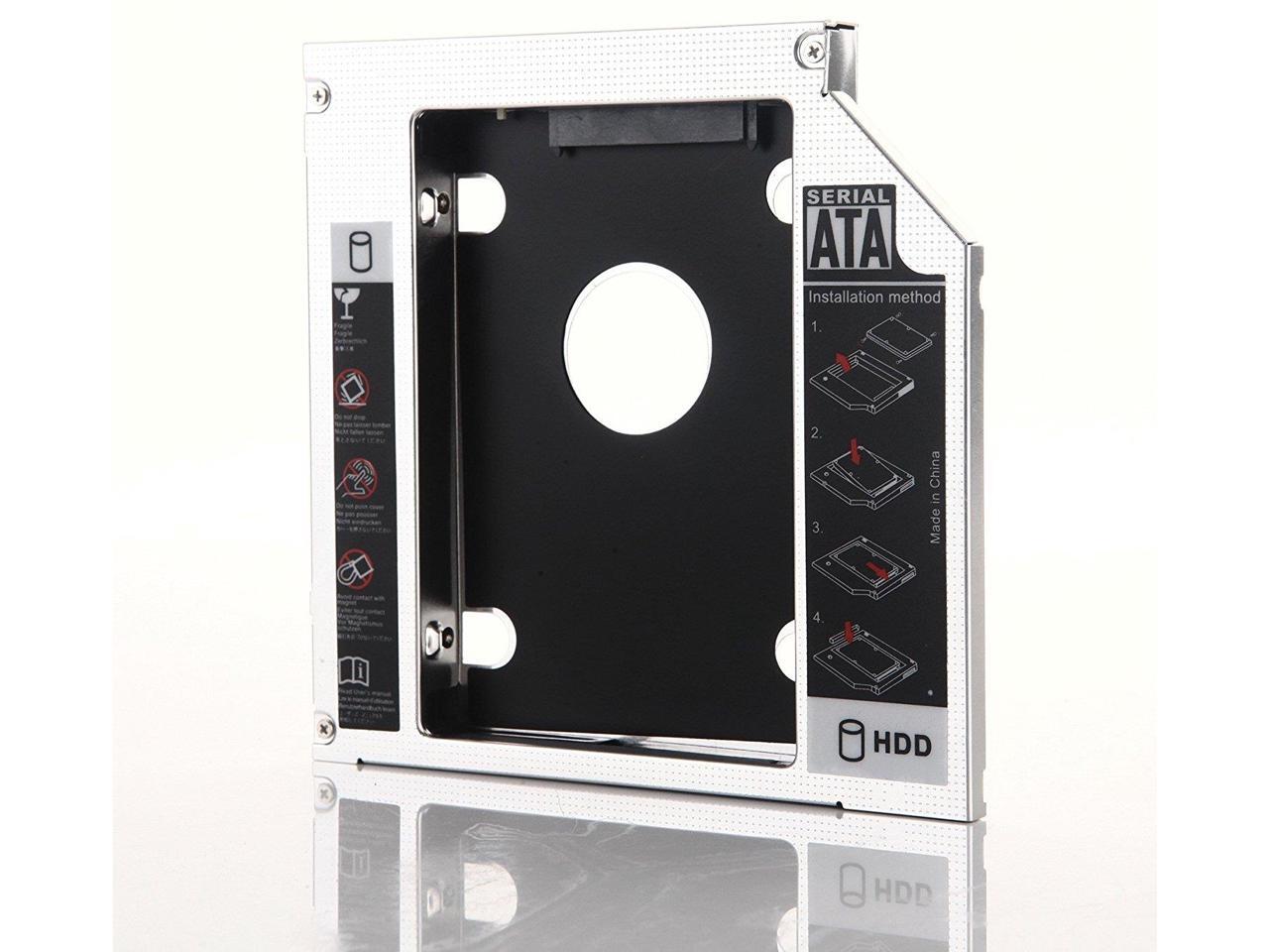 2nd Hard Drive HD SSD SATA Caddy Adapter Tray for HP 2000425nr Swap