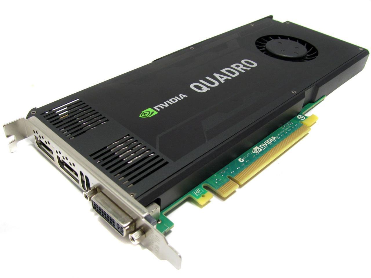 Nvidia Quadro K4000 3GB GDDR5 PCIe 2.0 x16 Dual DisplayPort DVI-I Graphics  Card Dell CN3GX