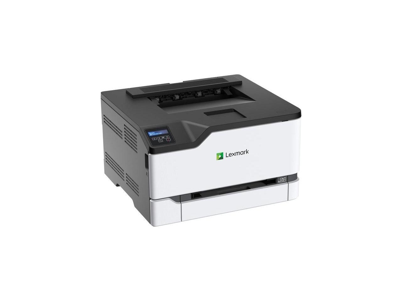 Lexmark C3224dw Color Laser Printer with Wireless capabilities, Standard Two Sided printing, Two 