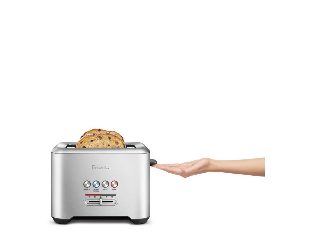 Breville BTA720XL Bit More 2Slice Toaster, Brushed Stainless Steel