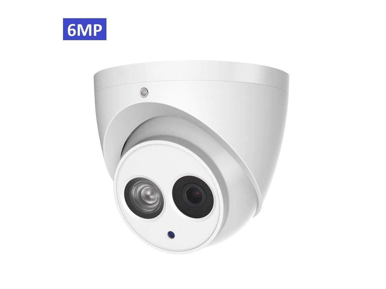 6MP Outdoor PoE IP Camera IPC-HDW4631C-A 2.8mm, Dome Security Camera