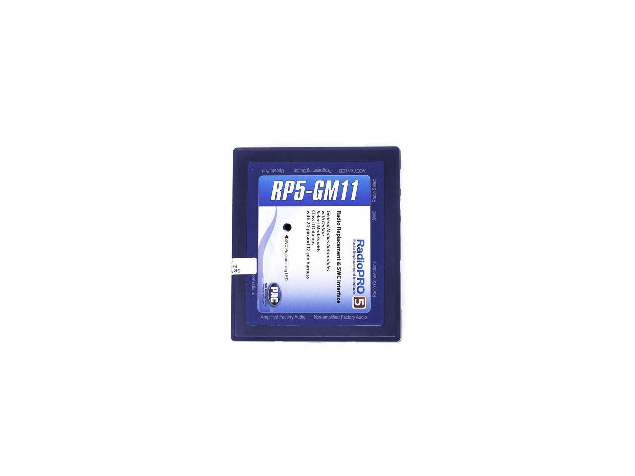 PAC RP5GM11 RADIOPRO5 INTERFACE FOR SELECT GM(R) CLASS II VEHICLES