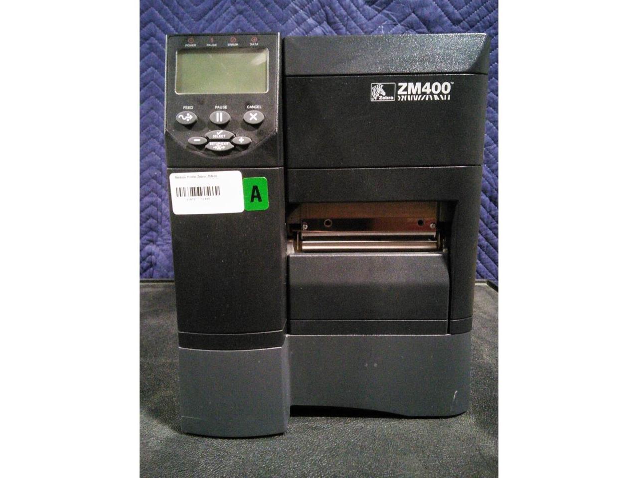 Refurbished Zebra Zm400 Zm400 2001 0100t Label Thermal Printer 6134