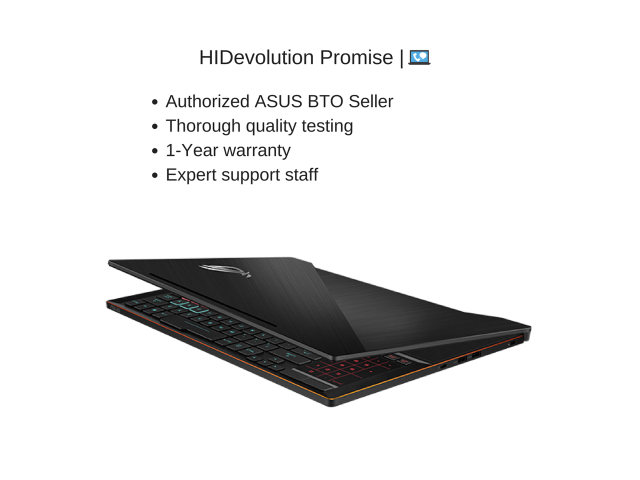 Hidevolution Asus Rog Zephyrus Gx501vi 15 6 Inch Gaming Laptop 2 8 Ghz I7 7700hq Gtx 1080 Max Q 8gb 16gb Ddr4 2400mhz Pcie 1tb Ssd Authorized Performance Upgrades Warranty Newegg Com