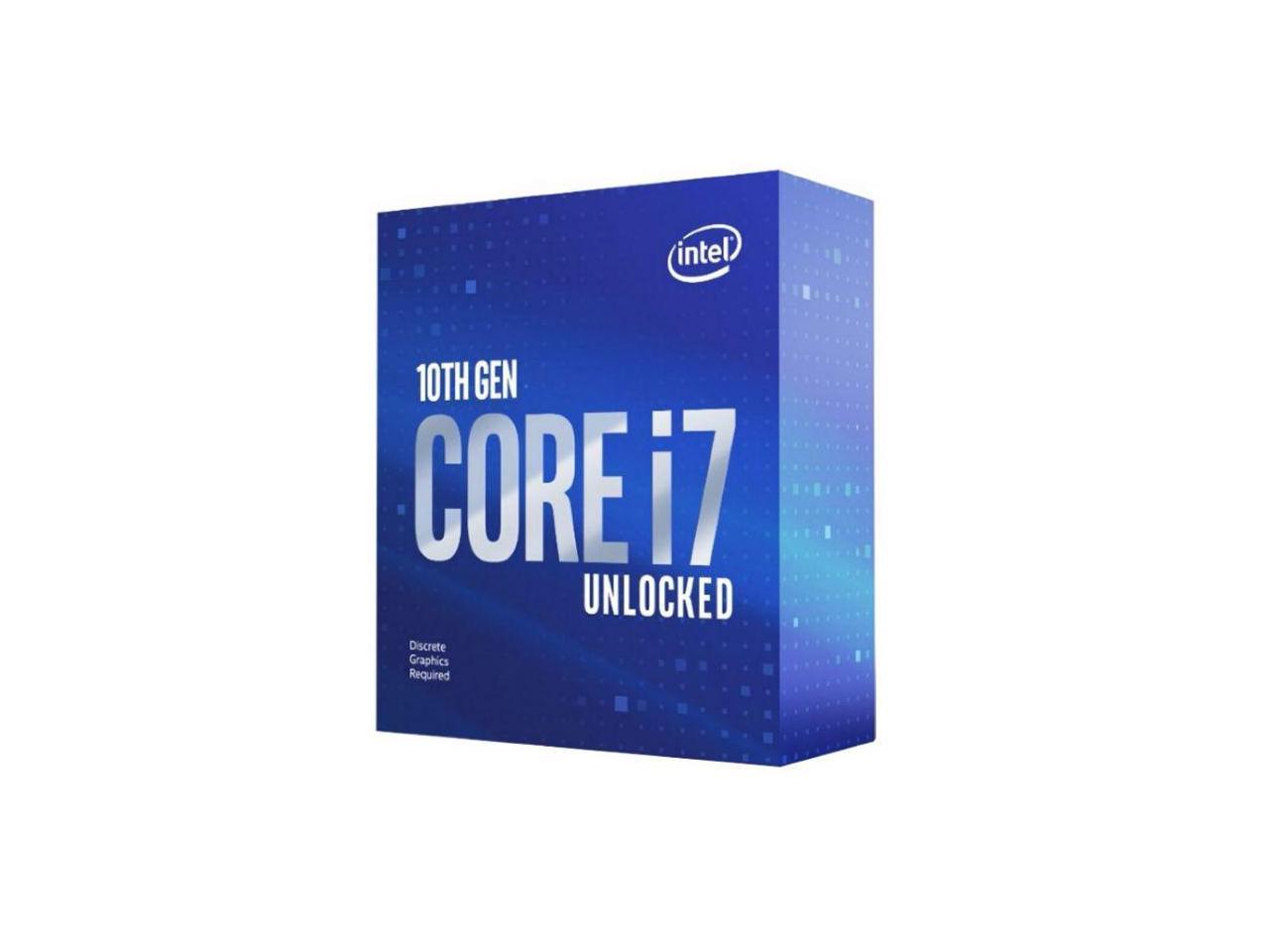 Intel Core i7-10700F - Core i7 10th Gen Comet Lake 8-Core 2.9 GHz LGA 1200  65W Desktop Processor - BX8070110700F