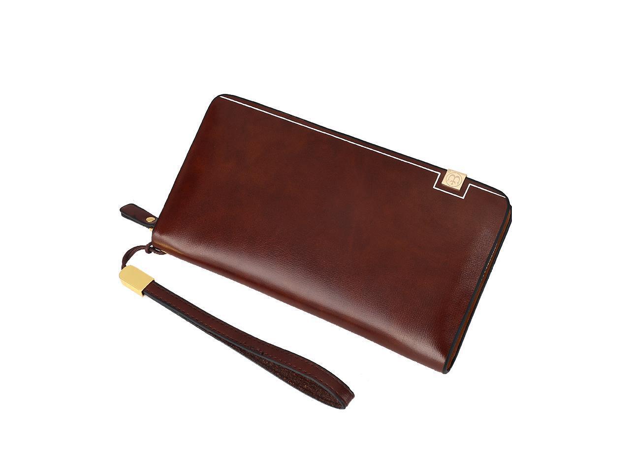 Fashion Business Wallet Men Coin Pocket Brand Men Casual Clutch Wallets Men Long Purse Phone Bag Zipper Bags Designer Handy Bag Newegg Com
