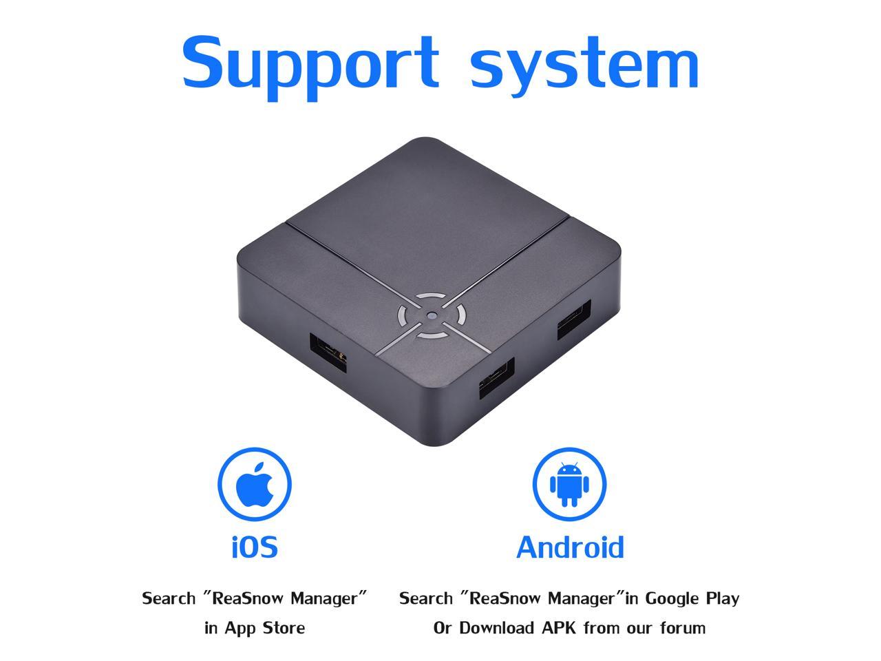 ReaSnow S1 Converter For PS4 Pro/PS4 Slim/PS4/PS3/Xbox One X/Xbox One  S/Xbox One/XBox 360/Nintendo Switch