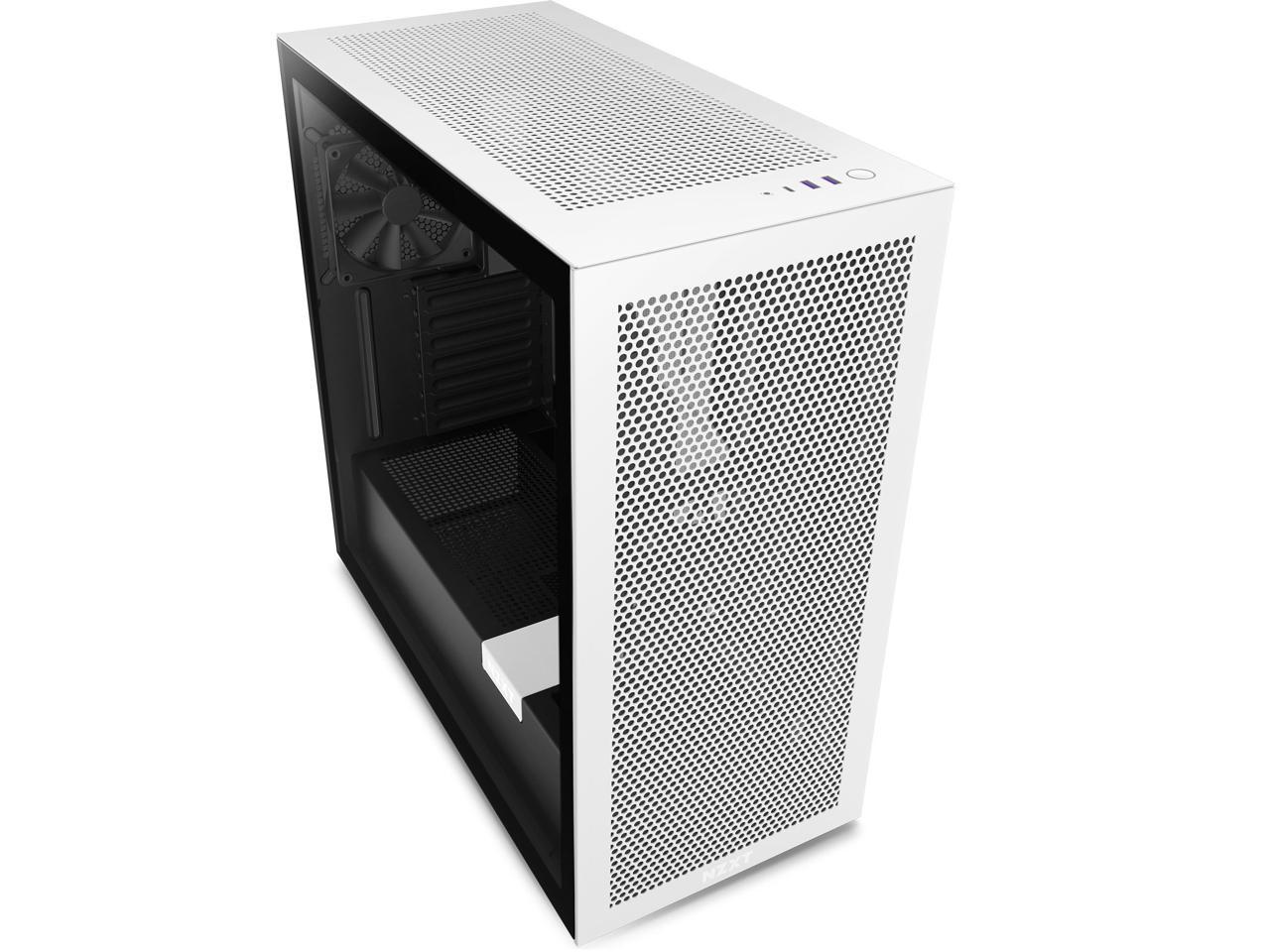 NZXT H7 Flow White & Black - Mid-Tower Airflow PC Gaming Case ...