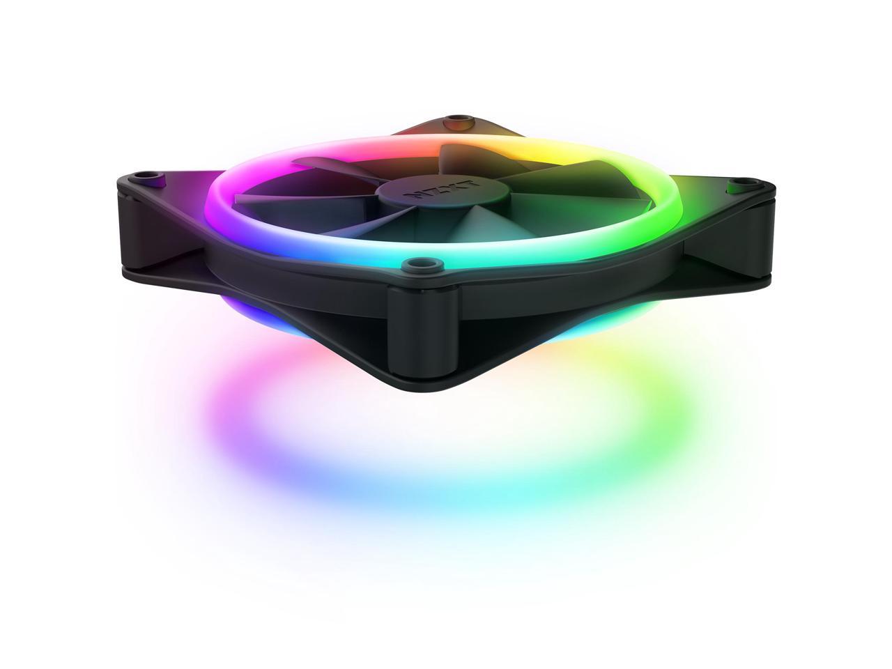 NZXT F120RGB Duo 120mm Dual Sided RGB Fan Single Pack Black